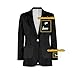Shin Fashion Men's Casual Blazers Customized Logo&Company Name Work Uniforms Open Front Lightweight Office Jackets (2XS-3XL)