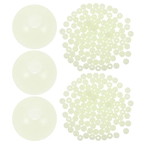 POPETPOP 200pcs Fishing Beads Reusable Night Fishing Line Beads for Enhanced Rigging Essentials Each of Glow Float for Freshwater