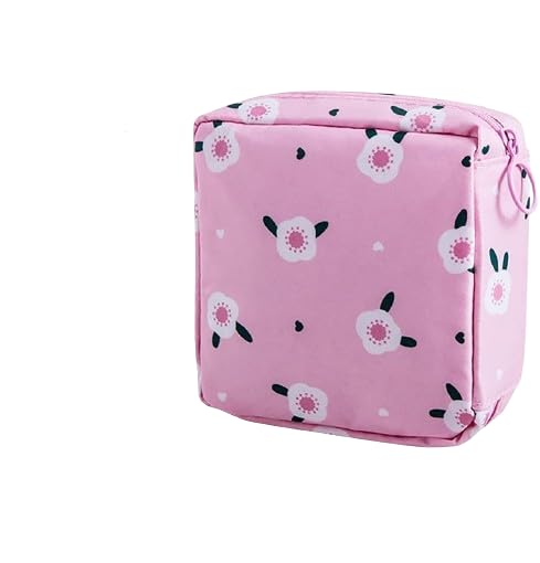 SIMESTICH Sanitary Napkin Storage Bag –Zipper Menstrual Pad & Tampon Organizer for Women & Teen Girls Portable Period Pouch for Purse, Travel, School, First Period Kit-image-10