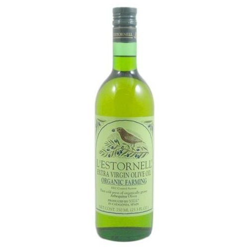 L'estornel - Aceite de oliva orgánico extra virgen L'Estornell España 750 ml (Paquete de 3)