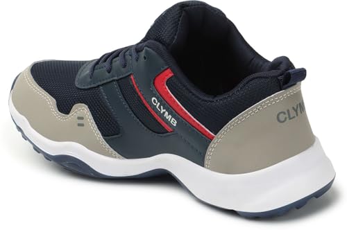 Image of CLYMB ES21 Sports Shoe with Synthetic Upper Lightweight Comfortable Mid Top Running Shoes for Men's & Boy's