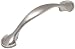 Cosmas 6632SN Satin Nickel Cabinet Hardware Handle Pull - 3" Inch (76mm) Hole Centers - 25 Pack