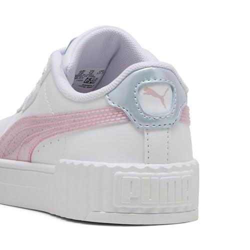 PUMA Carina Shoes Sneaker, White-Rose Mauve-Cool Weather, 13.5 US Unisex Little Kid3