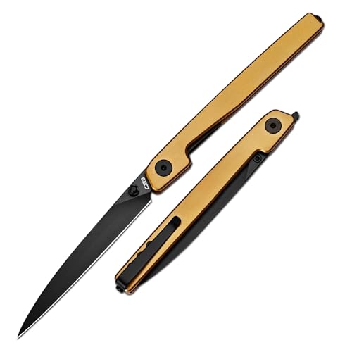 CJRB Lanky EDC Pocket Knife, S90V Blade, Titanium Handle