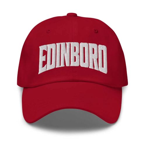 Edinboro Baseball Cap Edinboro Dad Hat Pennsylvania PA Hat Embroidered Souvenir Cranberry