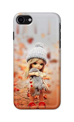 Image of PRINTFIDAA Doll Cute Girl Amazing Beauty Little Kid Child Playing Hard Back Cover for Apple iPhone 7 (4.7 inch) / iPhone 8 (4.7 inch) / iPhone SE 2020, A1778, A1660 Back Cover -(P6) KAT1001