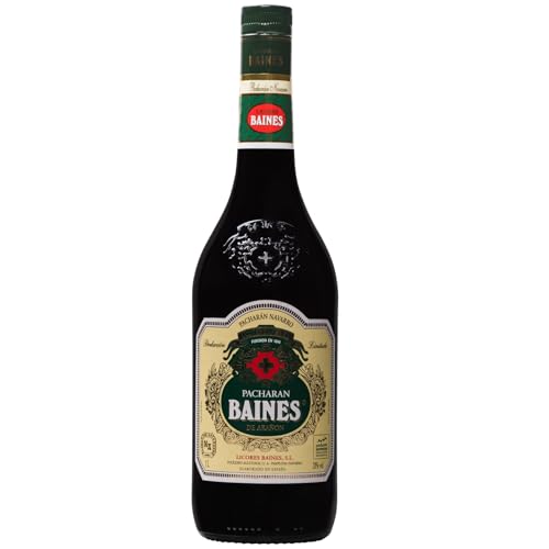 Pacharán Baines - Licor Tradicional Navarro de Endrinas, 1 Botella (1L)