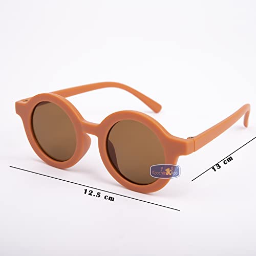 Image of Koochie-Koo Plastic Classic UV Protected Round Shaped Stylish Plastic Sunglass Mirror Sunlight Goggles Eyewear, Sunglasses Baby Boys & Girls, 2-6 Years (Set of 1)