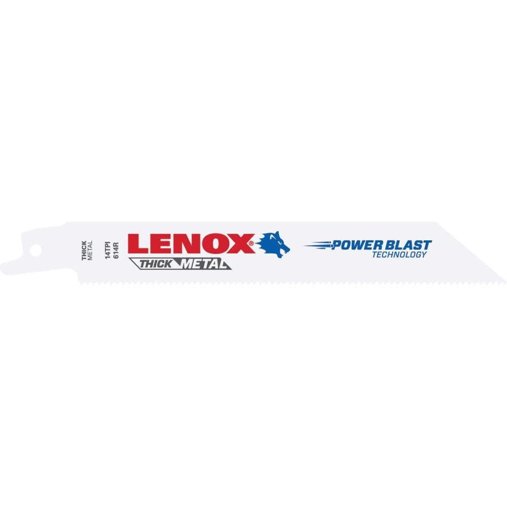 LENOX Tools Reciprocating Saw Blades, Metal Cutting, 6-Inch, 18 TPI, 25-Pack (20494B614R)