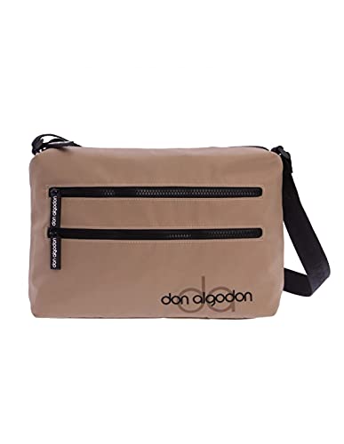 DON ALGODON - Bolso bandolera mujer - Bolso mujer - Bolsos bandolera mujer - Bolsos de mujer con 2 cremalleras exteriores - Zita