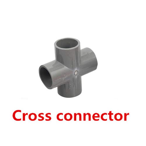 Adhere To Fly 10 piezas Cross 4 Way 32 mm 25 mm 20 mm PVC Fitting Build Alto Invernadero Conector de muebles