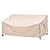 F&J Outdoors Waterproof Anti-UV Heavy Duty 3 Seater Cushion Couch Patio Sofa Covers, 82" W x 39" D x 36" H