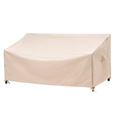 F&J Outdoors Waterproof Anti-UV Heavy Duty 3 Seater Cushion Couch Patio Sofa Covers, 82" W x 39" D x 36" H