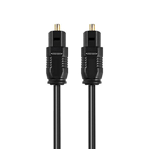 Qicheng&Lys Toslink Digital Optical Spdif Audio Cable, Optical Audio Cable (16Ft) #TOP1