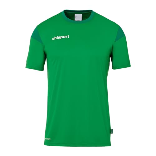 Uhlsport Mixte Squad 27 À Manches Courtes Maillot De Foot, Vert/Lagon, XL EU