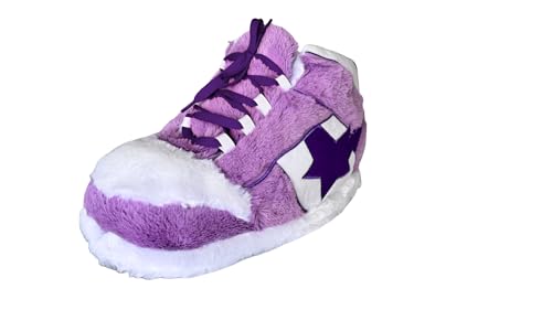 Image of CUTEGAL Sneaker Slippers Star Fluffy Shoes Memory Foam One Size Indoor Comfy and Trendy for Men Unisex Home Pantuflas