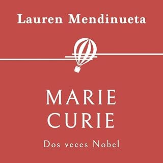 Diseño de la portada del título Marie Curie. Dos veces Nobel
