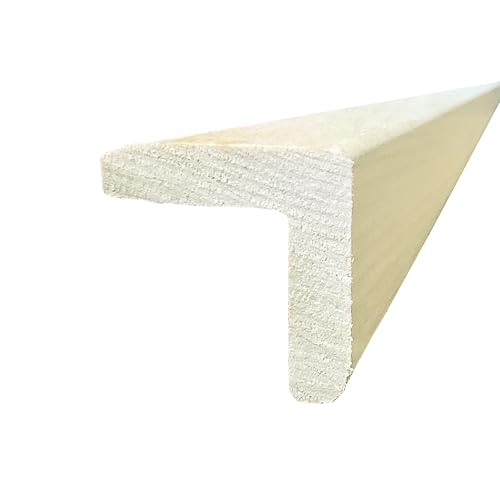 Image of 1x1 Outside Corner Trim Moulding, Real Hardwood, The Millwork Outlet (Poplar, 47 inch)