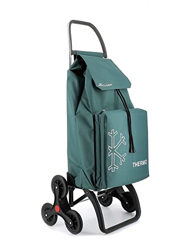 Carro Rolser Saquet Termo LN 6 Ruedas Sube Escaleras - Verde