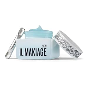 IL MAKIAGE Power Lift Plumping Cream – Vegan Collagen, Retinol, Adenosine – Advanced Anti-Aging & Priming Face Cream with Spatula, 1.69 fl oz