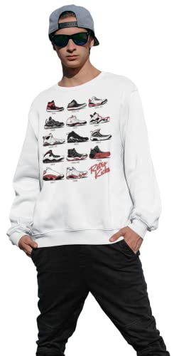 The Original Retro Kicks Crewneck Sweatshirt to match Jordan Sneakers Streetwear Urban Hip Hop Kicks4