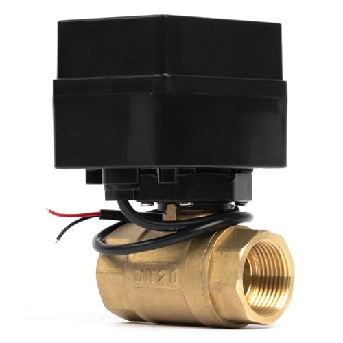 Robinet de précision motorisé laiton 1,9 cm normalement ouvert - 4
