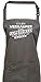 Shirtinstyle Delantal, Superhéroe Sin Ocupación Es, Ocupación Formación Conclusión, Delantal de Cocina, Delantal - Darkgrey, 72 x 86 cm