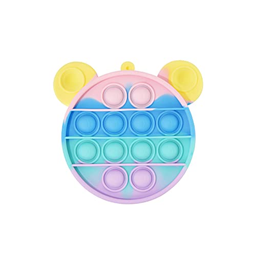 Frobukio Trousse à crayons sensorielle en silicone avec bulles pour jouets et papeterie - Pour étudiants, enfants, filles, garçons (D) Cover