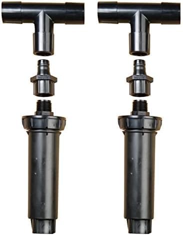Rain Bird RCKIT-1PS Kit de conversiónconexión de riego por goteo para tubos de goteo de 58", 12", 700" (paquete de 2)