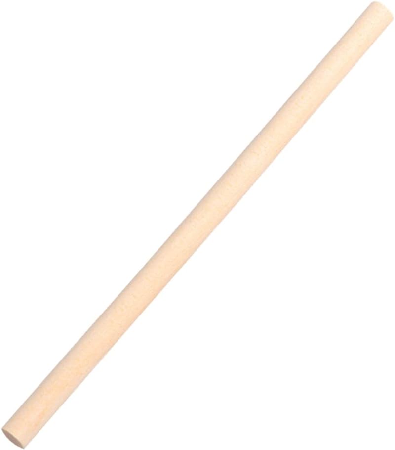 COHEALI 100pcs Dowel Rod Wooden Dowels 5 Inch Wood Dowel