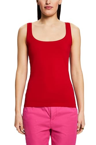 ESPRIT 993ee1k378 T-Shirt, 610/Dark Red, M Femme
