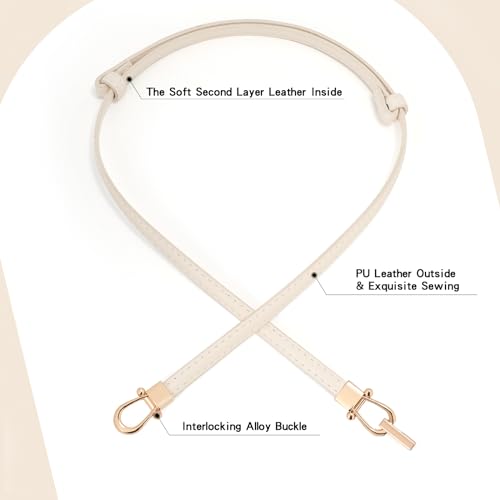 Image of JASGOOD Leather Skinny Belts for Women Plus Size Ladies Thin Waist Belts Adjustable for Jeans Pants Dresses with Gold Buckle