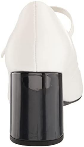 Anne Klein Women's Bleeker Pump, White/Navy, 7.5 | Image 2