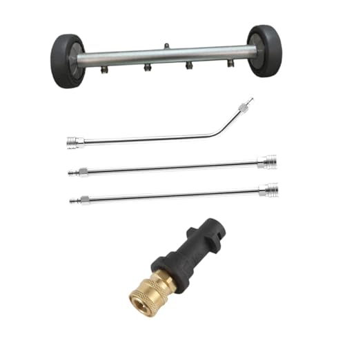 Sharplace Nettoyeur haute pression 4000 PSI avec buse à 4 trous et 3 rallonges pour le lavage du dessous de caisse, le nettoyage du châssis et le nettoyage des, Noir