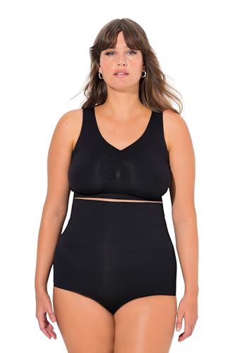 Ulla Popken Damen große Größen Übergrößen Plus Size Shaping-Bustier nahtlos ohne Verschluss schwarz 42+ 820332100-42+