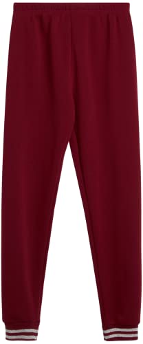 Real Love Girls' Zip Up Hoodie And Fleece Jogger Sweatpants Set - 2-Piece Heavyweight Sweatsuit For Girls (Sizes: 7-16), Size 10/12, Fuchsia Love #TOP5