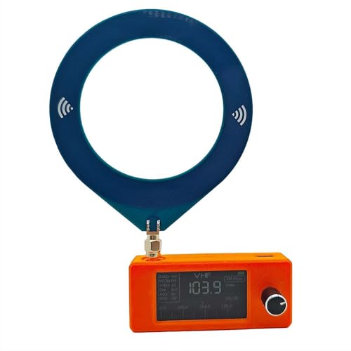 SI4732 - Receptor de radio de onda corta portátil de 0.5-108 MHz con pantalla IPS de 1.9 pulgadas, control ESP32-S3, modos DAB/LSB/USB/AM/FM, antena de bolsillo para trabajo en el patio, caminar,