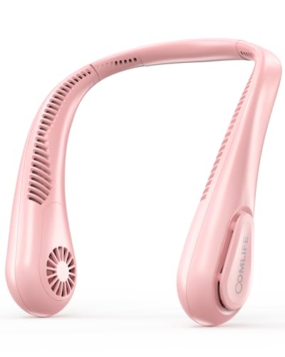 Portable Bladeless Neck Fan, Birthday Gifts for Girl Boy Mom Dad, Father‘s & Mother’s Day Gifts, Wearable Cooling Fan Rechargeable for Camping Travel Beach Golf Cruise Essentials 2026 New