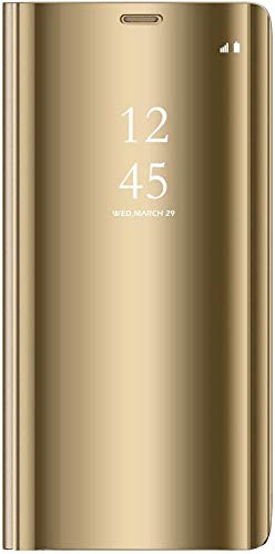 SmartLike Clear View Electroplate Mirror Protective Leather with Glass Flip Cover for iPhone 7 Plus - Gold (B08QMG6CSP) Amazon Price History, Amazon Price Tracker