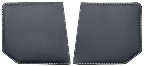 トヨタ アルファード・ヴェルファイア(40系)用 Bピラーパッド(運転席/助手席セット) 専用設計 (シルバーステッチ)