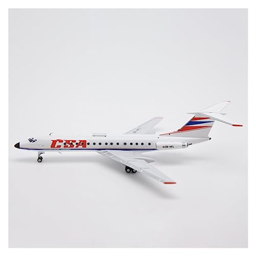 Modelo de juguete para regalar avión vintage TU-134 coleccionismo 1/400