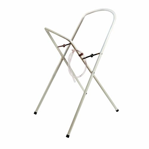 dBb Remond - Support pour Baignoire Bébé - Stable et Pliable - En Métal Forme Ergonomique - Pieds Anti-dérapants - Tuyau Vidange Inclus - L72 x l47 x H100...