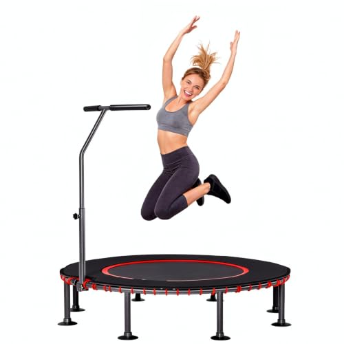 LIFERUN - Trampolino elastico da fitness per interno Ø 102/122