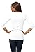 modbod Womens Casual 3/4 Sleeve Fitted Top - Extra Length (Large, White)