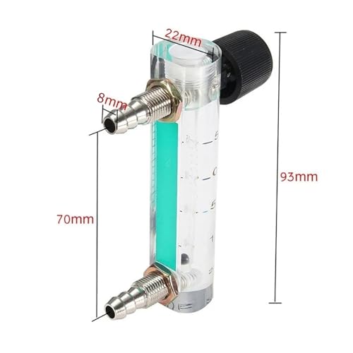Débitmètre à oxygène anti-fuite avec commutateur de précision 93mm - 3
