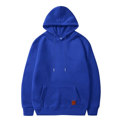 Hoodies Men Streetwear Y2k Long Sleeve Pullover Sweatshirts Trendy 2025 Solid Color Oversized Hoodie with Pocket3