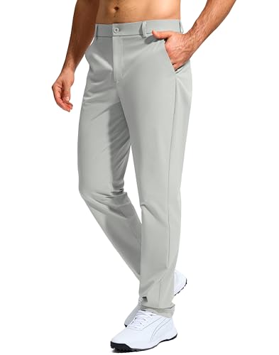Image of G Gradual Mens Golf Pants Stretch Dress Casual Pants 30 inch /32 inch /34 inch Lightweight Work Travel Slacks for Men with 4 Pockets