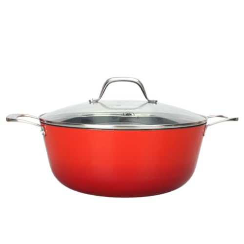 Faitout rouge 28cm - 