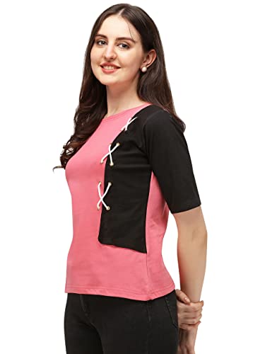 Image of Leriya Fashion Women Dori Design Top with Cap Sleeves for Office Wear, Casual Wear, Under 399 Top for Women /Girls Top