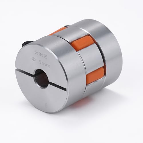 Xike MH-D40XL65-8MMX10MMX1 D40 L65 8Mm To 10Mm Aluminum Shaft Coupling, Flexible Spider Coupling 5X5Mm Connector Flexible Coupler thumb #3